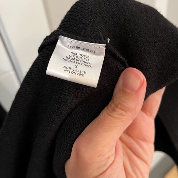 Tulip B Black Sweater Jacket - Picture 4 of 6